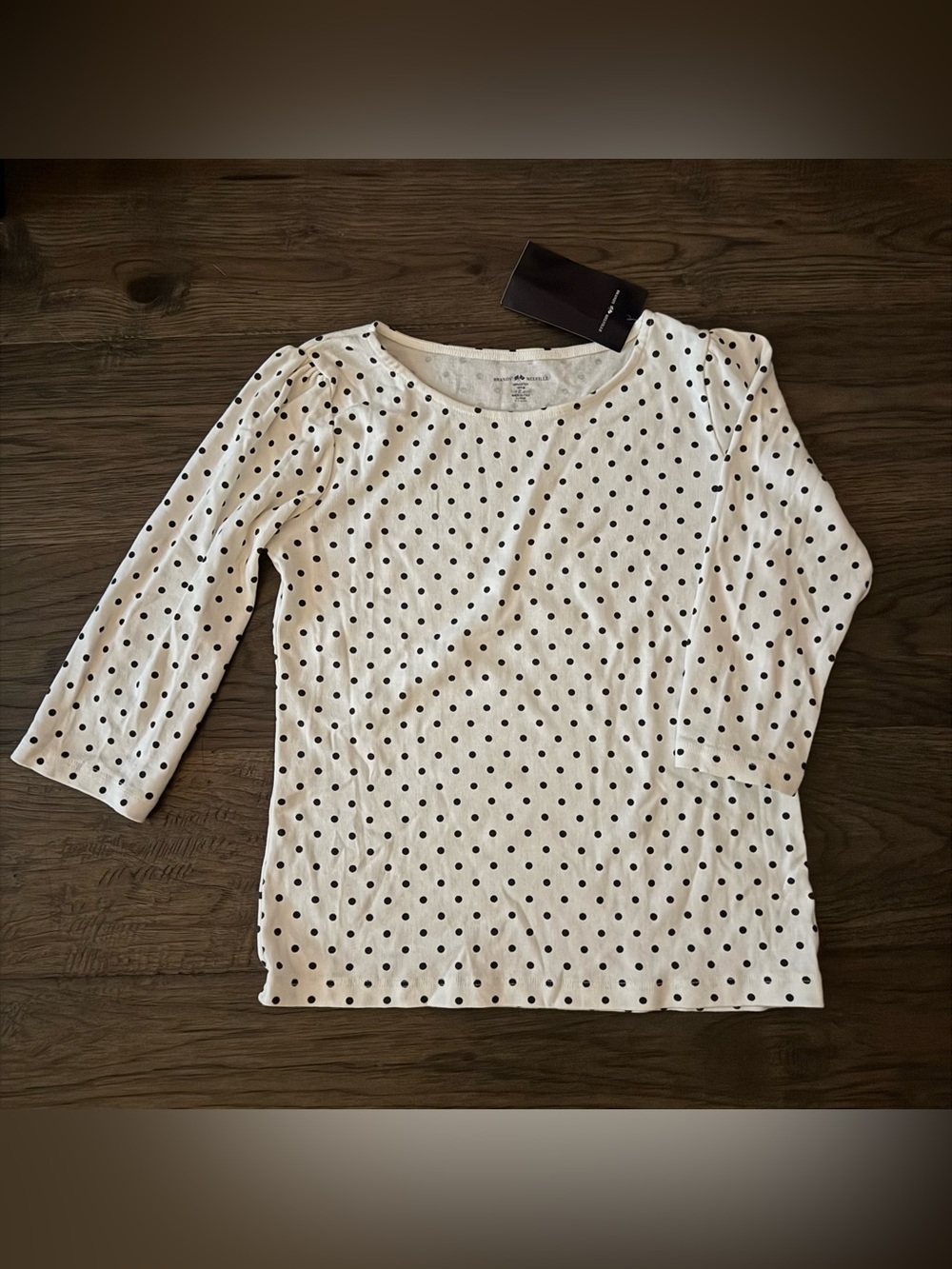 brandy melville jennie polka dots top